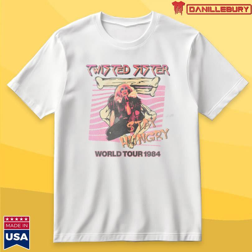 Twisted Sister Stay Hungry World Tour 1984 Official Merch