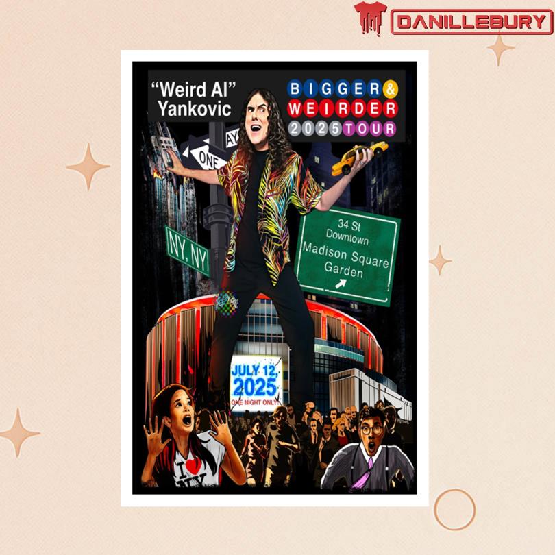 Weird Al Yankovic New York July 12 2025 Poster