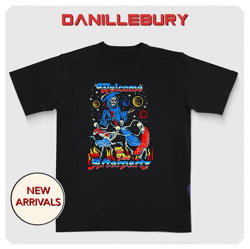 Welcome To The Afterparty skeleton shirt