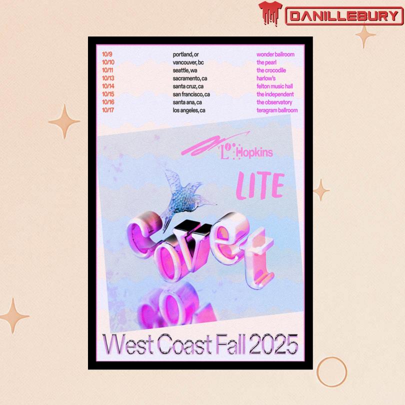West Coast Fall Tour October 2025 Poster