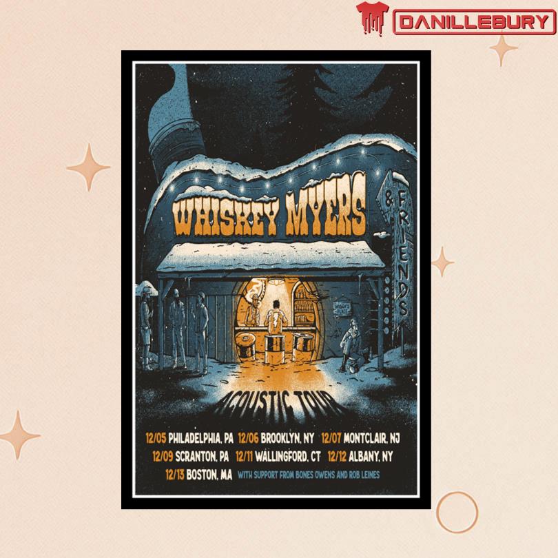 Whiskey Myers Acoustic Tour 2025 Poster