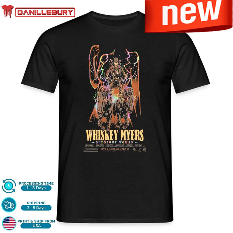 Whiskey Myers Nashville TN July 19 2025 Merch Shirt