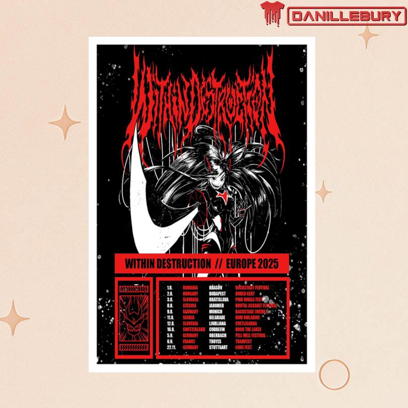 Within Destruction Europe 2025 Poster
