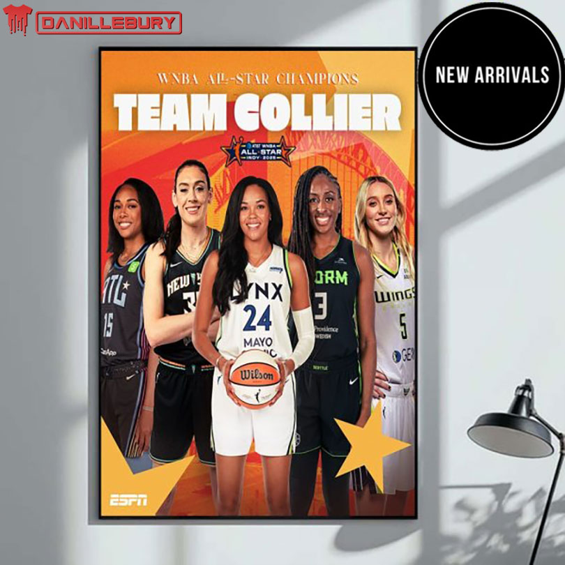 WNBA All Star Champions 2025 Are Team Collier Home Decor Poster Canvas