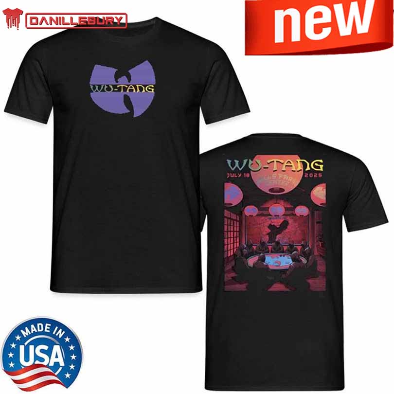 Wu-Tang Clan Philadelphia 2025 Forever The Final Chamber Wells Fargo Center On July 18 2025 Two Sided Shirt