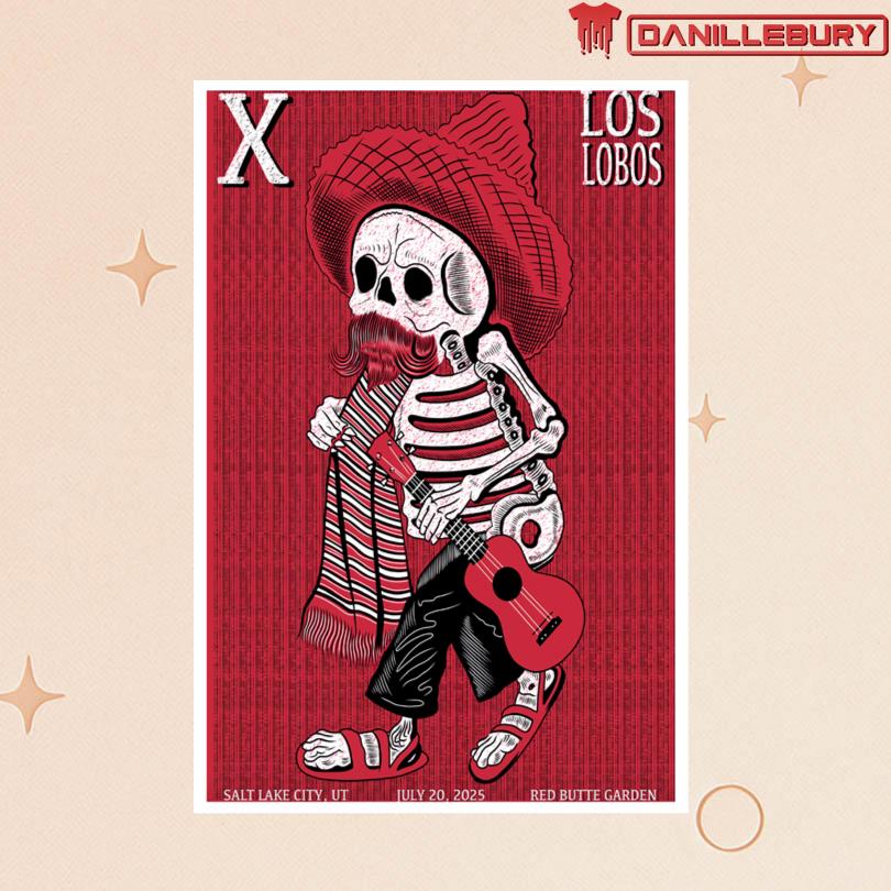 X The Band Jul 20 2025 Red Butte Garden Salt Lake City, UT Poster