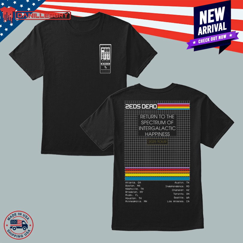 Zeds Dead Rave Merch VHS Tour T-Shirt