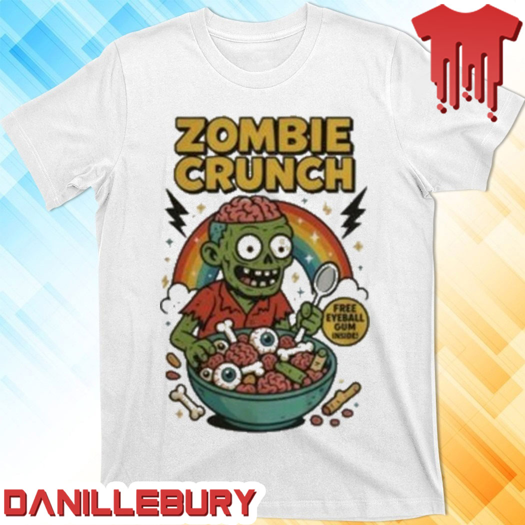 Zombie Crunch Free Eyeball Gum Inside Shirt
