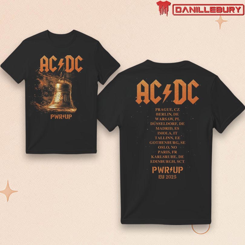 ACDC Hells Bells Lightning PWR UP Tour EU 2025 Shirt