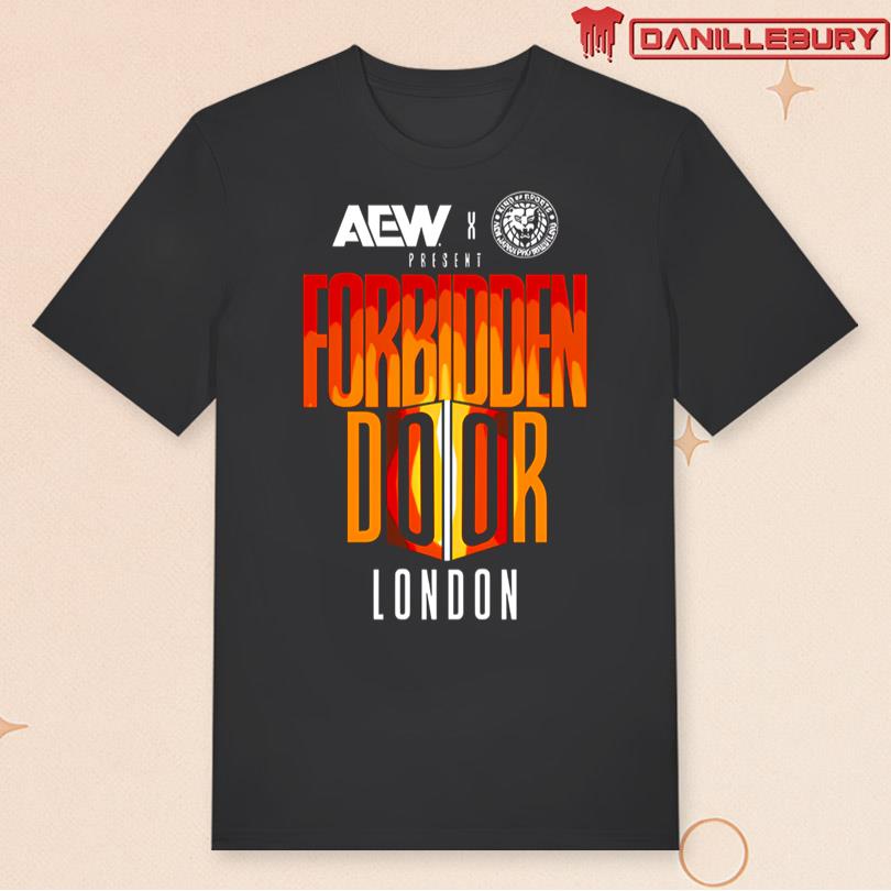 AEW x NJPW Forbidden Door 2025 Tee