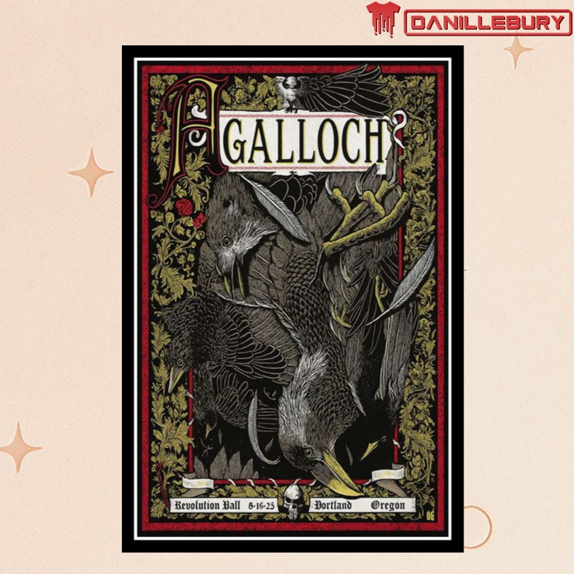 Agalloch Portland, Oregon 8 16 2025 Event Poster
