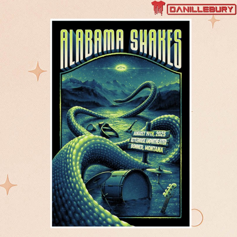 Alabama Shakes Bonner Montana 08 19 25 Event Poster