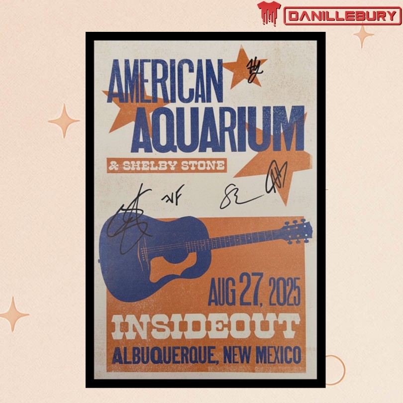 American Aquarium Albuquerque NM Aug 27 2025 Tour Poster