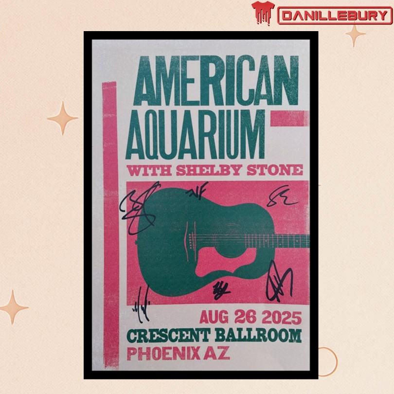 American Aquarium Phoenix AZ 08 26 25 Event Poster