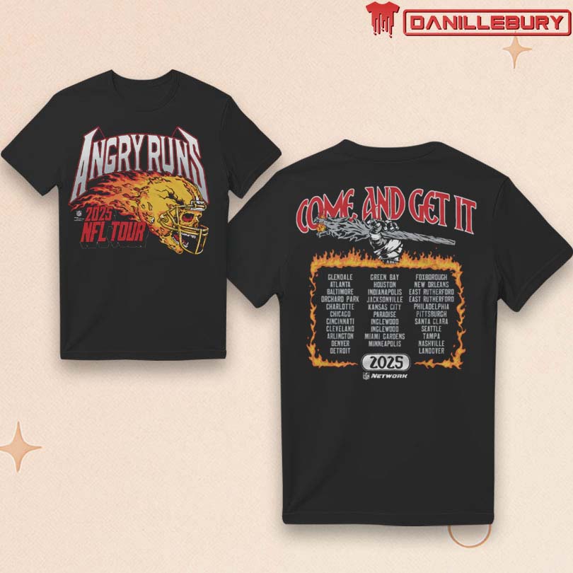 Angry Runs Come And Get It 2025 Tour T-shirt