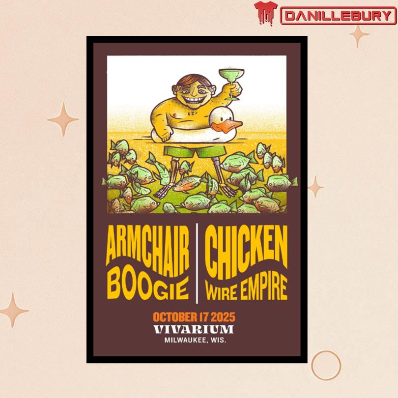 Armchair Boogie October 17 2025 Vivarium Milwaukee WIS Poster