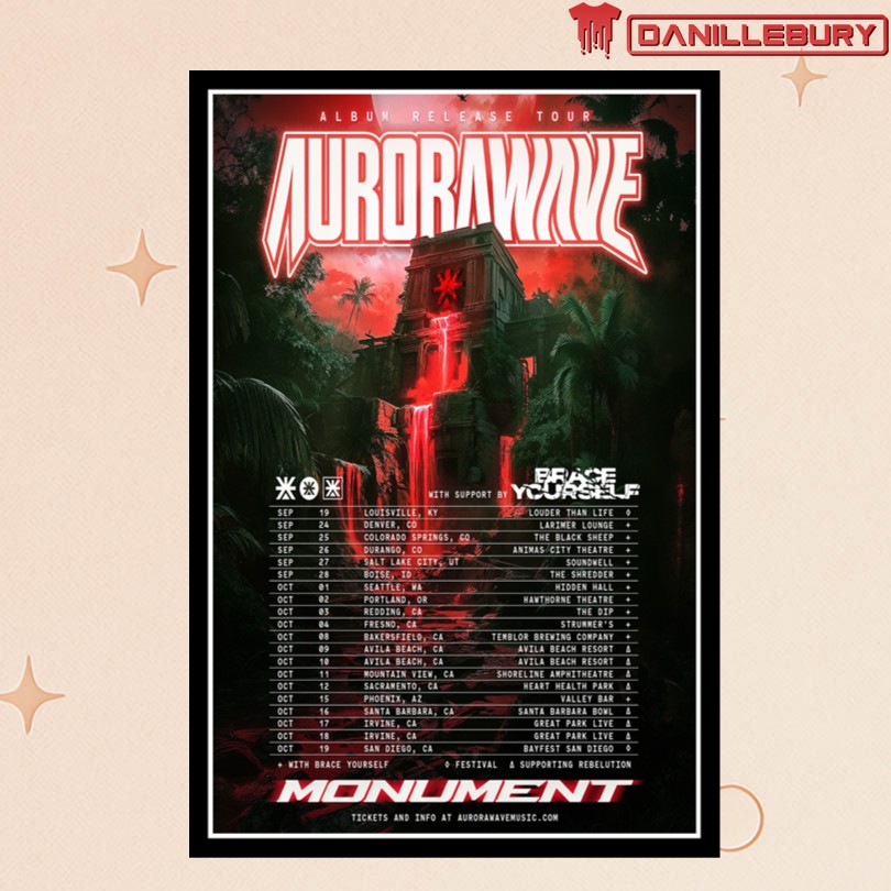 Aurora Wave Album Release Tour 2025 Posters