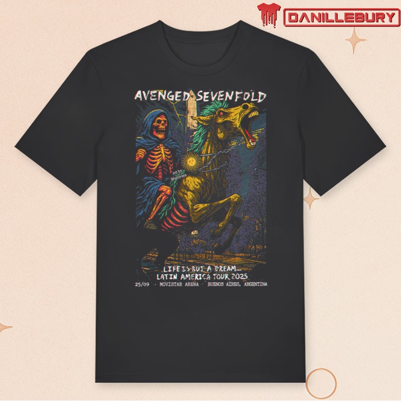 Avenged Sevenfold Latin America Tour 2025 T-Shirt
