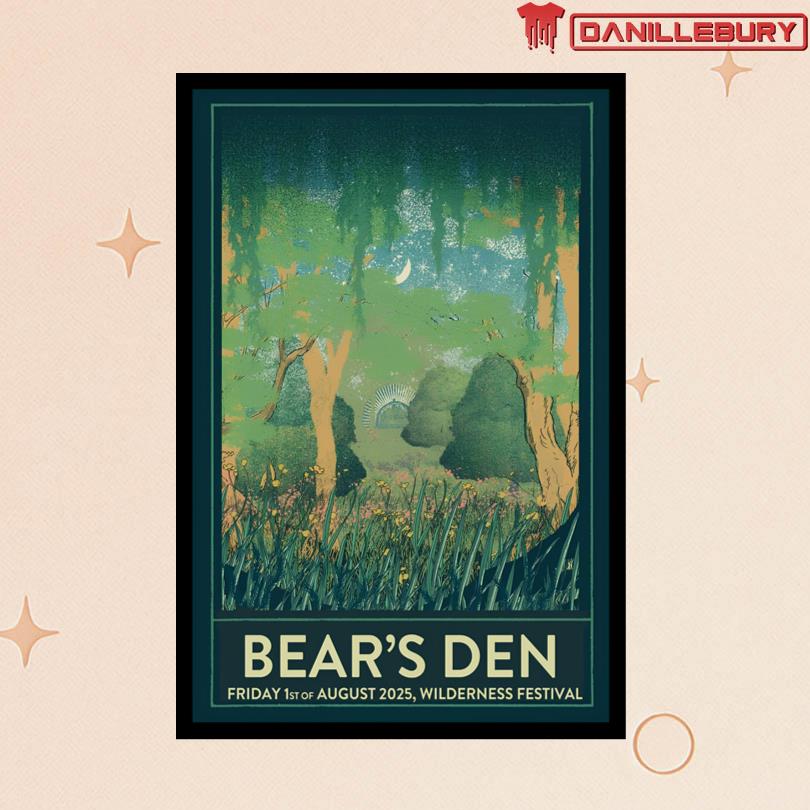 Bear’s Den Tour Aug 01 2025 Wilderness Festival Poster