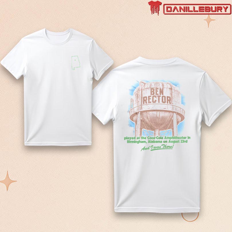 Ben Rector Live in Birmingham Aug 23 2025 T-shirt