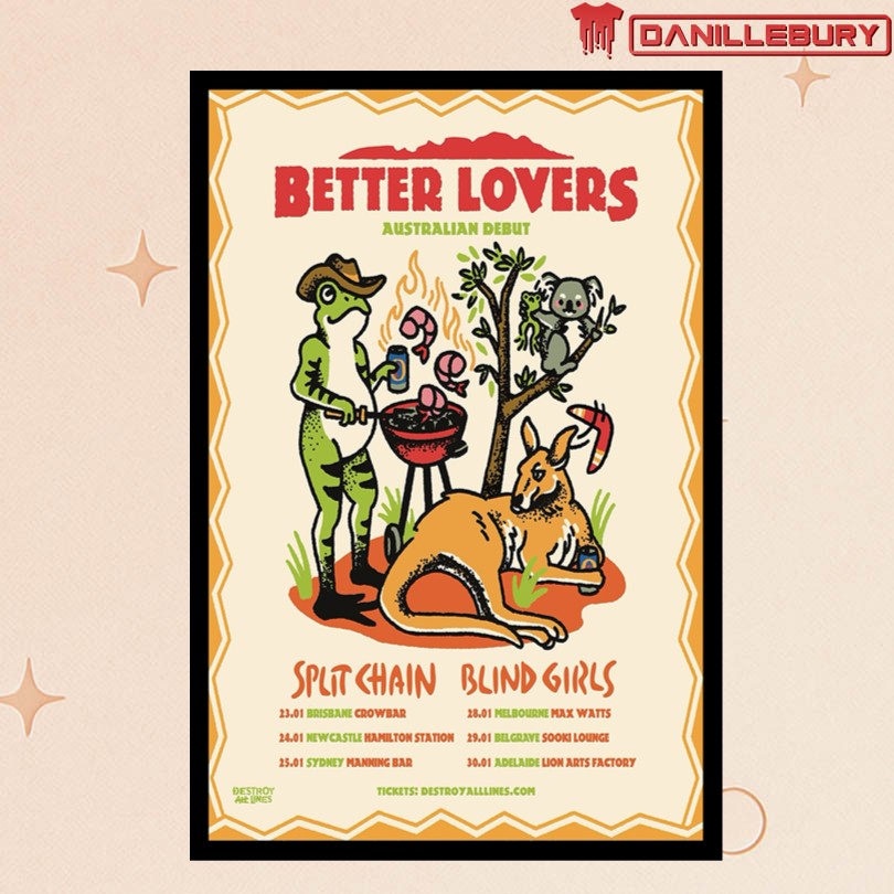 Better Lovers Australian Debut Tour 2026 Posters