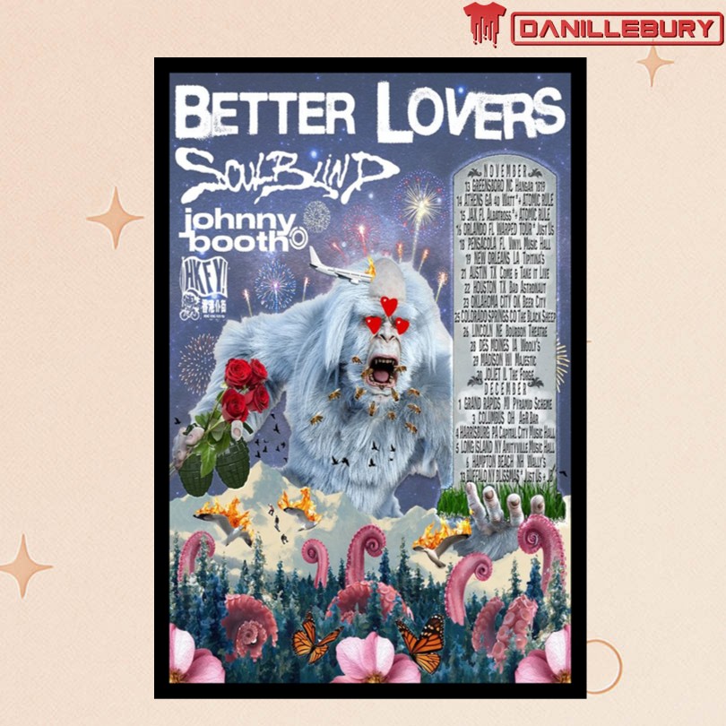 Better Lovers Tour 2025 November Posters