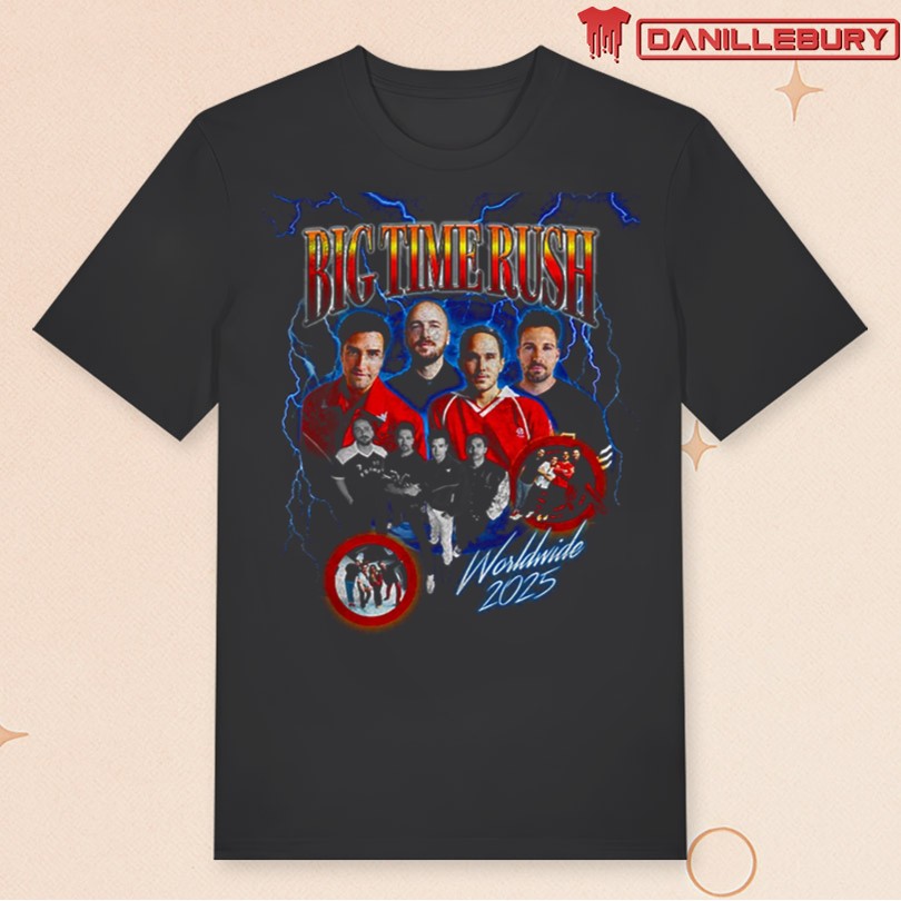 Big Time Rush In Real Life Worldwide 2025 Tour T-shirt