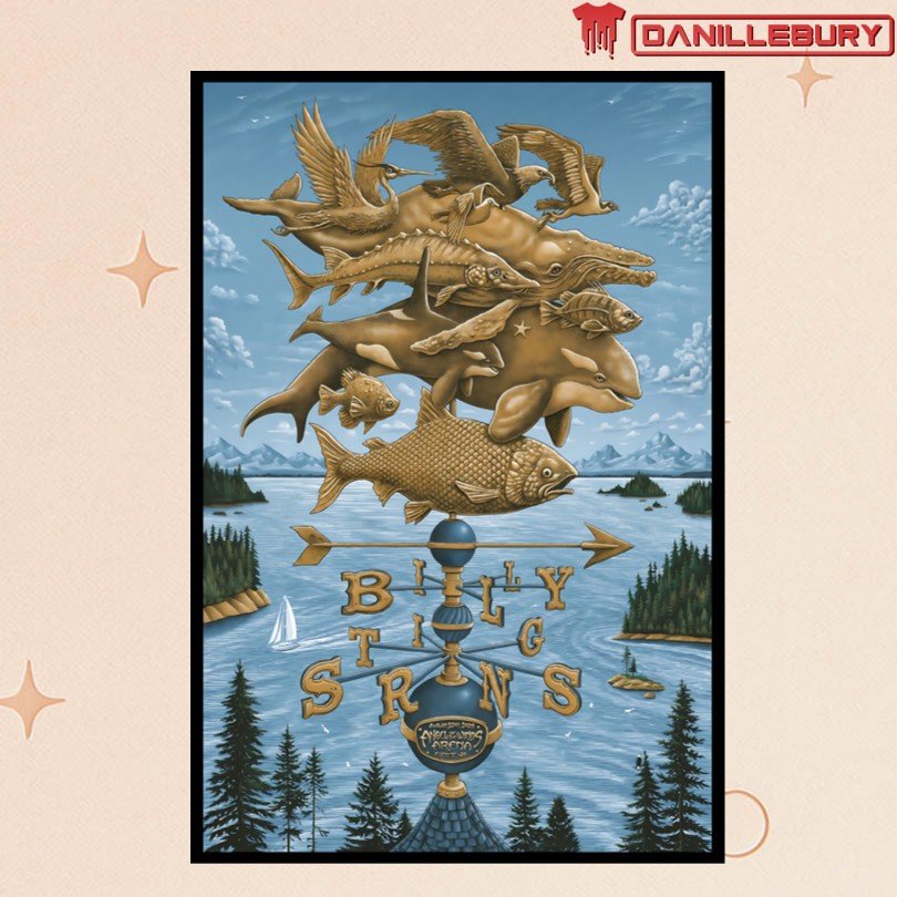 Billy Strings Everett, WA Aug 22 2025 Tour Poster