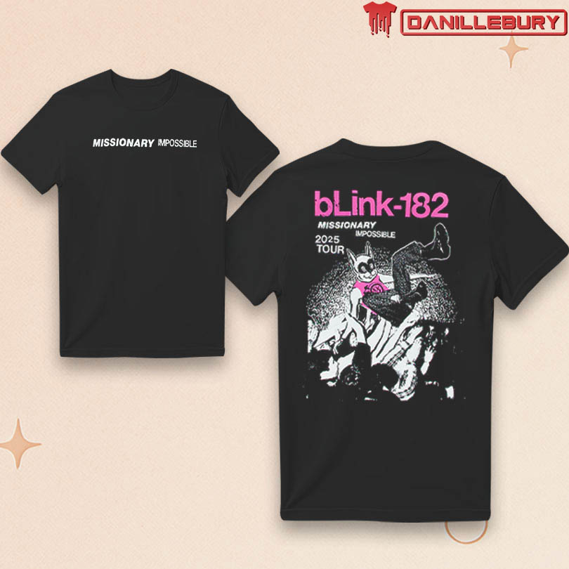 Blink-182 Missionary Impossible Tour 2025 Merch