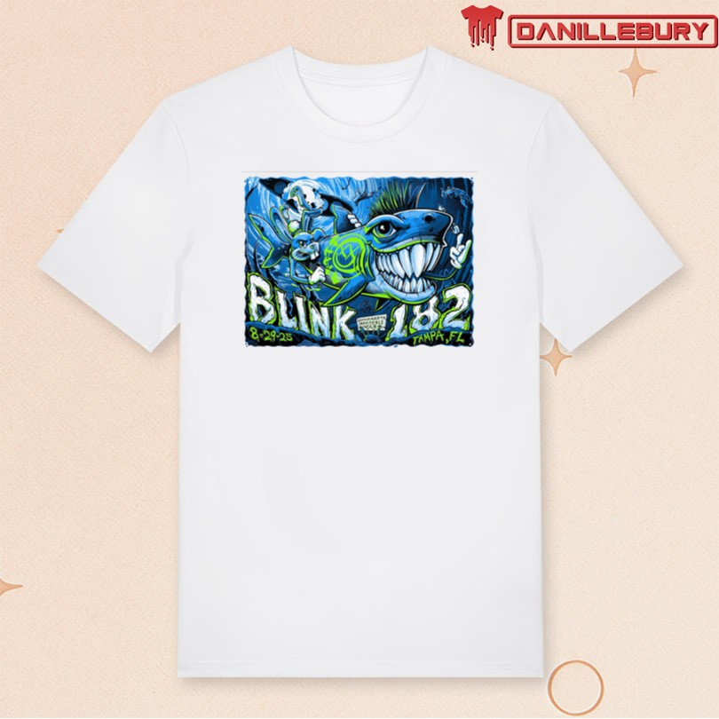 Blink-182 Tampa FL 08 29 2025 Event T-Shirt