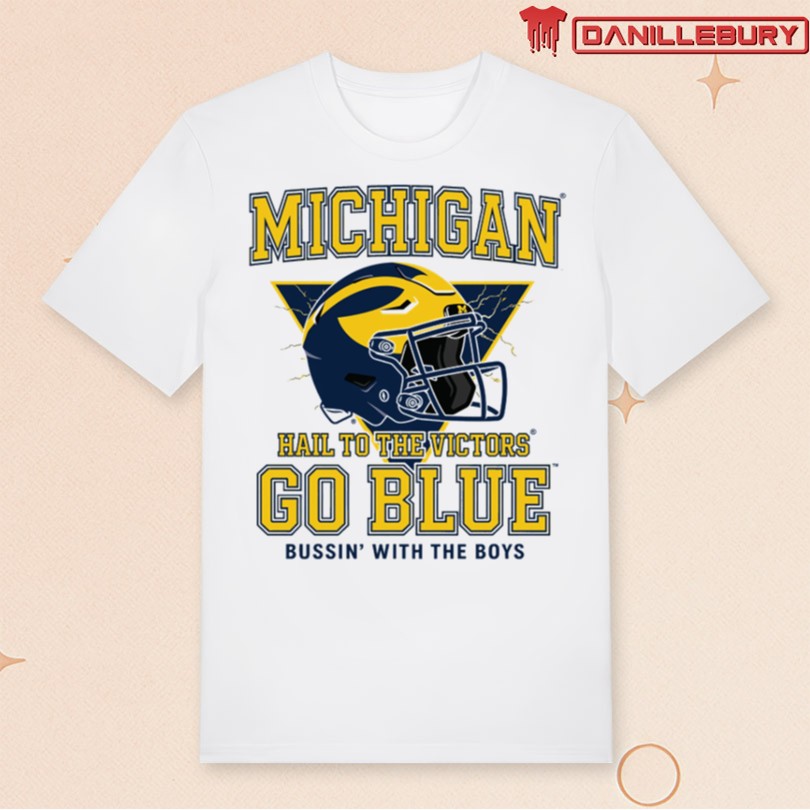 Bussin With The Boys x Michigan Helmet T-Shirt