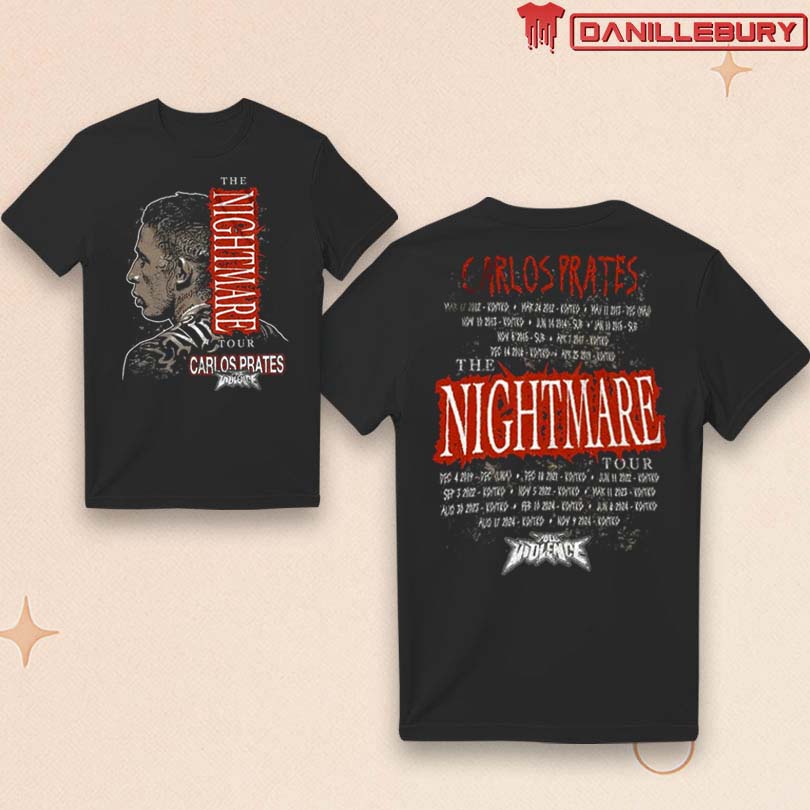 Calos Prates The Nightmare Tour 2025 Tee