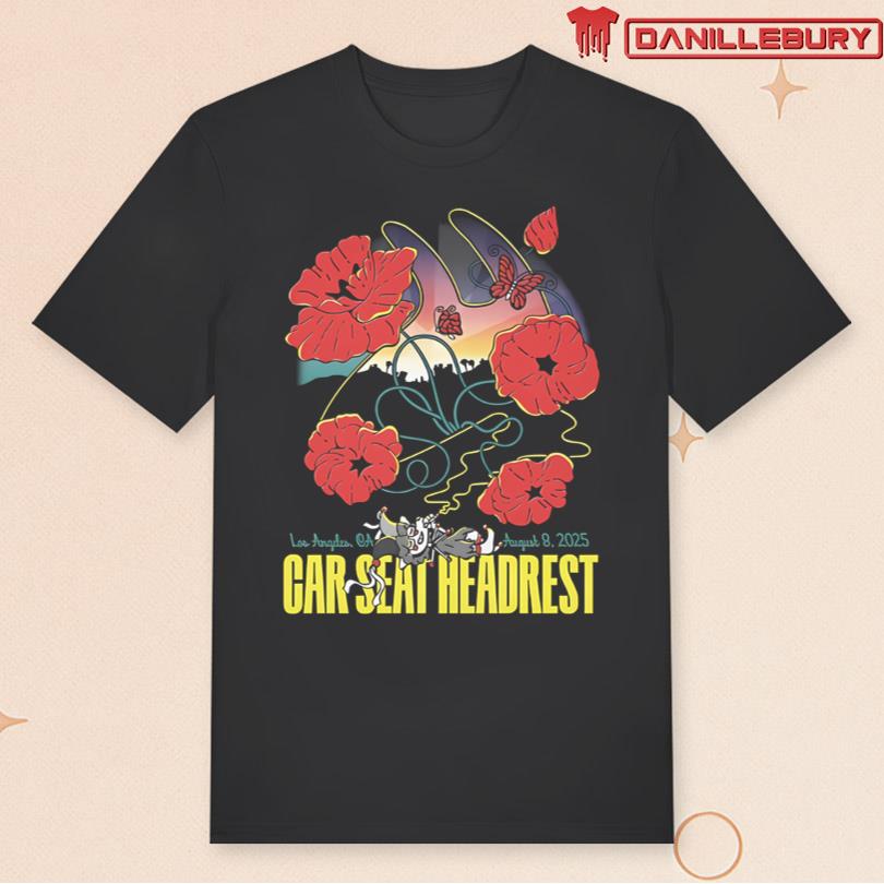 Car Seat Headrest August 8 Los Angeles CA Merch