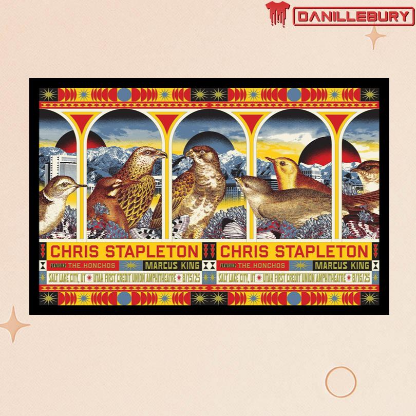 Chris Stapleton August 15-16 West Valley City UT Event 2025 Poster