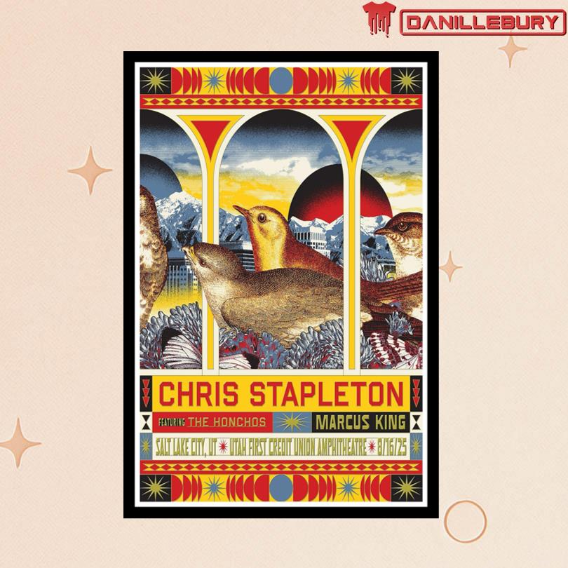 Chris Stapleton August 16 2025 Utah First Credit Union Amphitheatre Tour Poste
