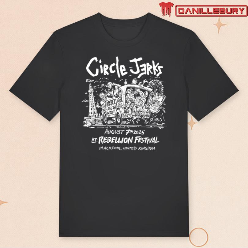 Circle Jerks August 7th 2025 At Rebellion Festival T-Shirt