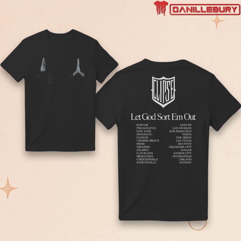 Clipse Let God Sort Em Out Prayer T-shirt