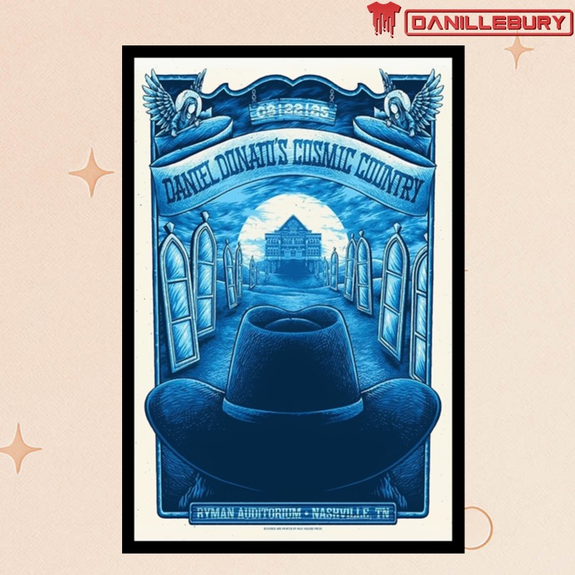 Daniel Donato Cosmic Country Nashville TN Aug 22 2025 Poster