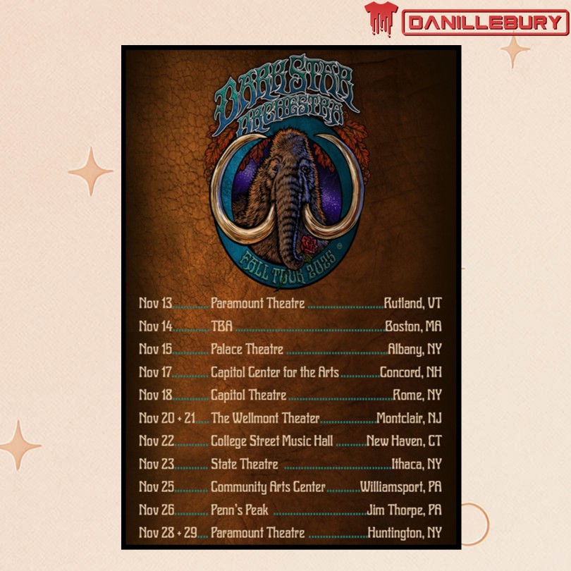 Dark Star Orchestra Fall Tour 2025 Posters