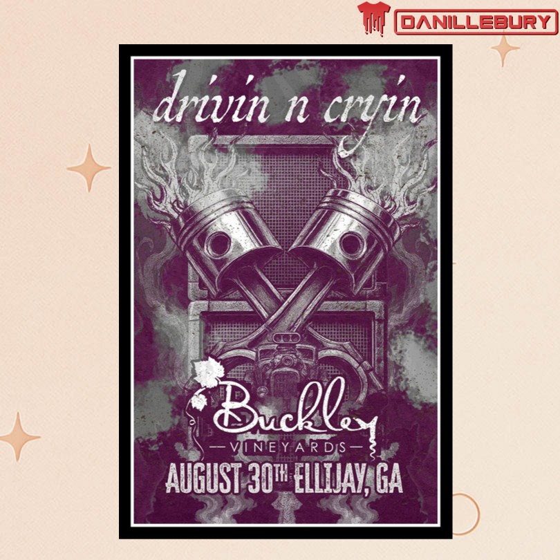 Drivin N Cryin Ellijay GA 08 30 2025 Poster