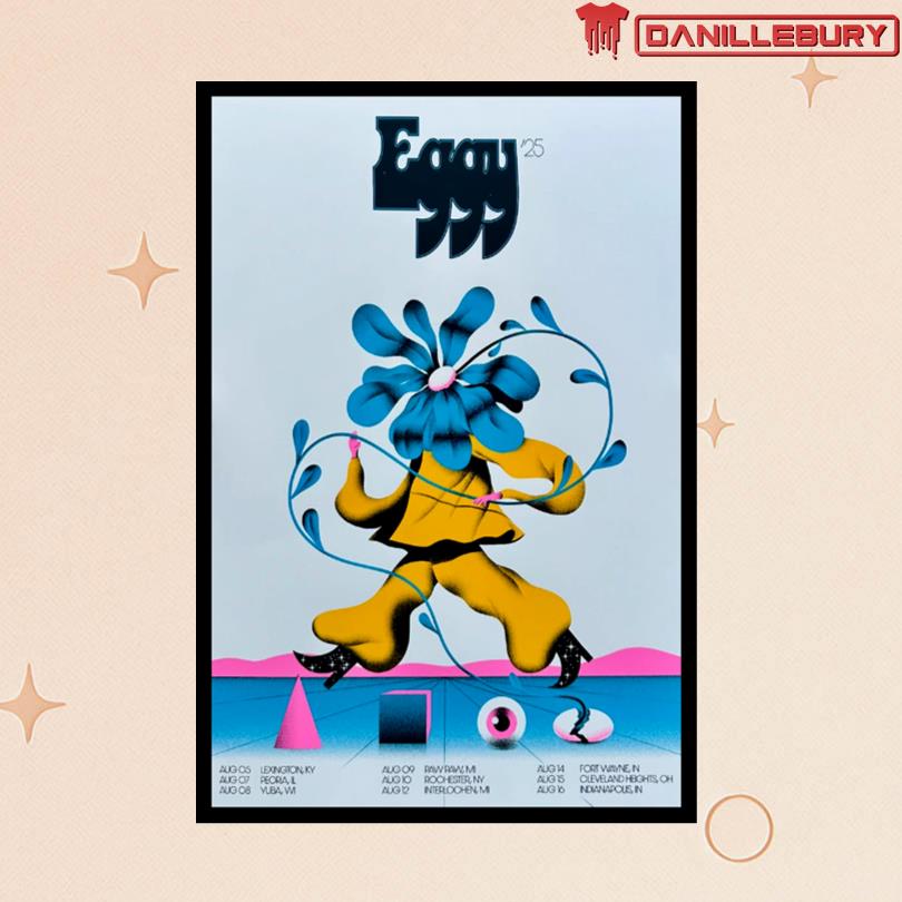 Eggy Aug 2025 Tour Poster