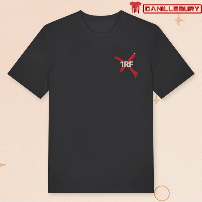 Embroidered Red X Logo 1RF T-Shirt
