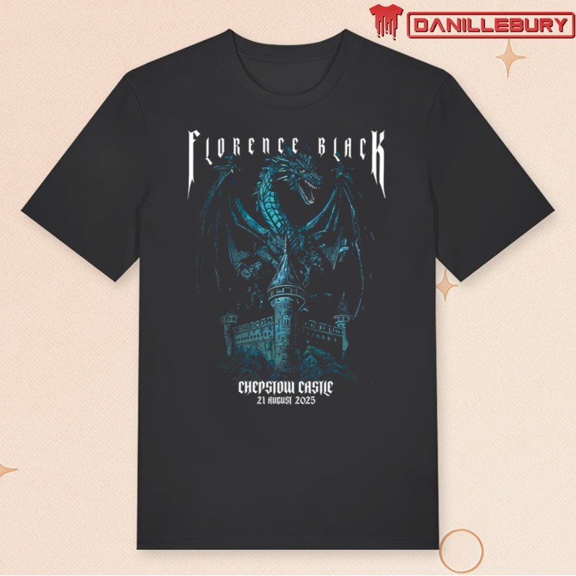 Florence Black Chepstow Castle T-shirt