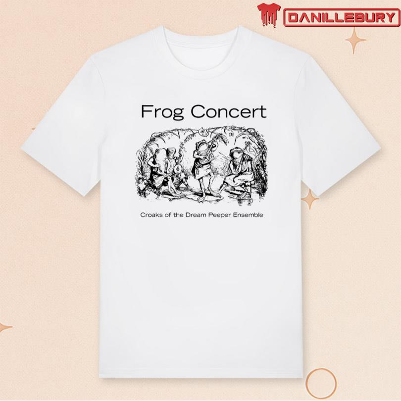 Frog Concert Dream Peepers Worldwide T-shirt