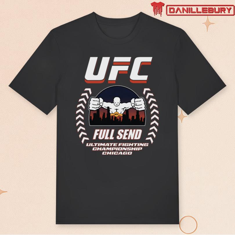 Full Send UFC Chicago Cage T-Shirt