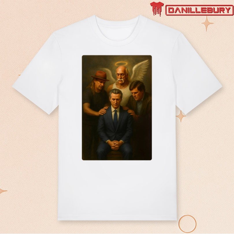 Gavin Newsom And Hulk Hogan Tucker Carlson T Shirt