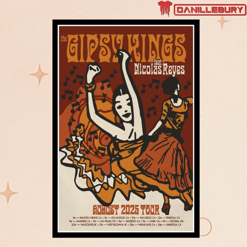 Gipsy Kings Fear Nicolas Reyes August 2025 Tour Posters