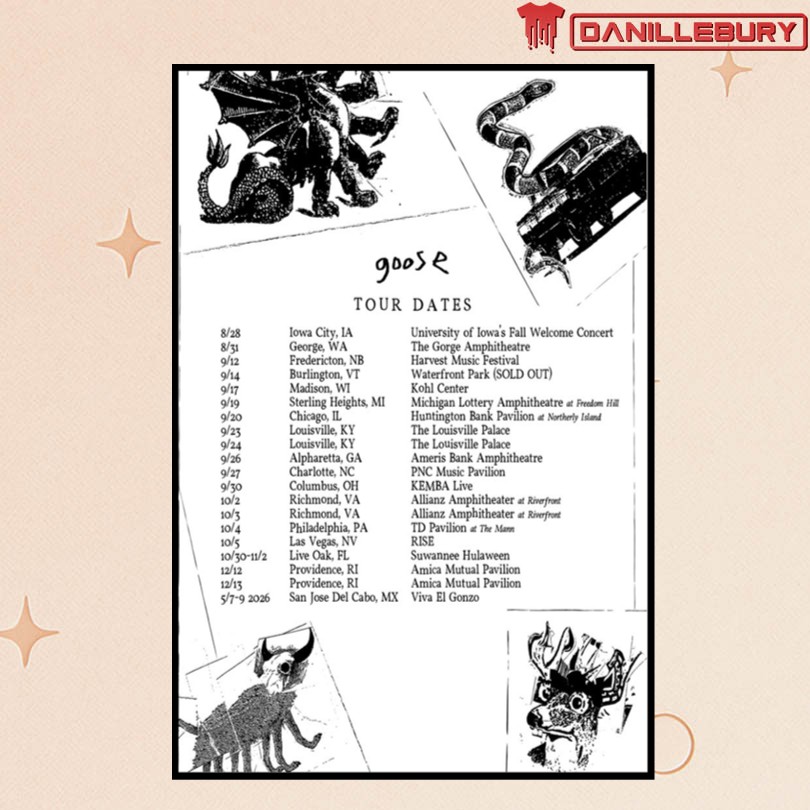 Goose Tour Dates 2025 Posters
