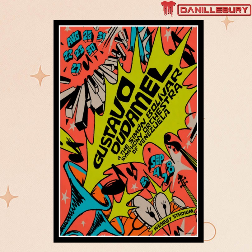Gustavo Dudamel Concert London, UK Tour 2025 Poster