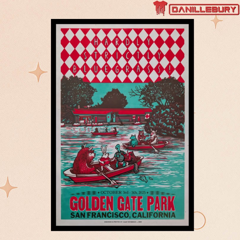 Hardly Strictly Bluegrass San Francisco, CA Oct 3-5, 2025 Tour Poster